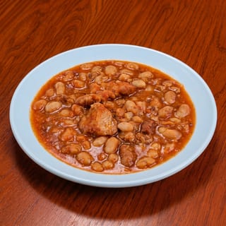 BBQ Baked Beans with Beef Brisket