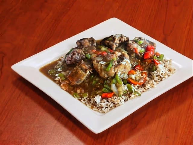 Whole Ox Tail Platter.