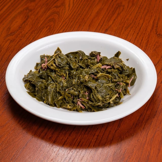 Greens with Turkey.