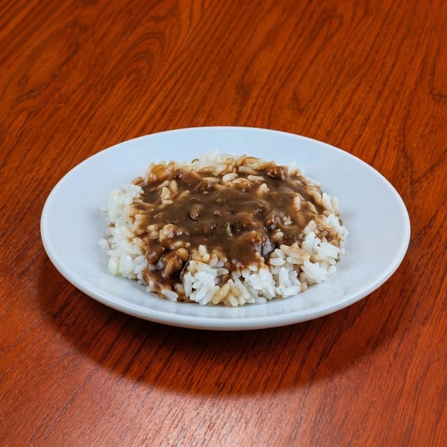 Rice & Gravy.