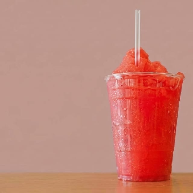 Slushy.